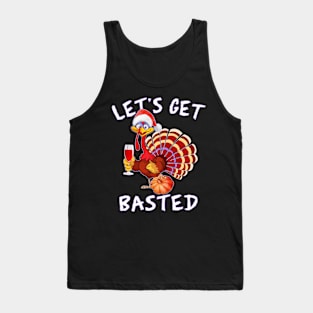 Let's Get Basted Thanksgiving Tank Top